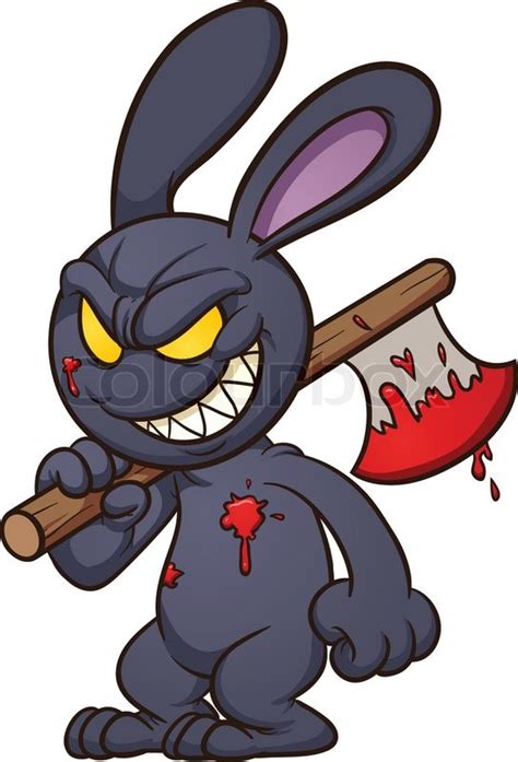 evil rabbit cartoon|evil bunny pics.